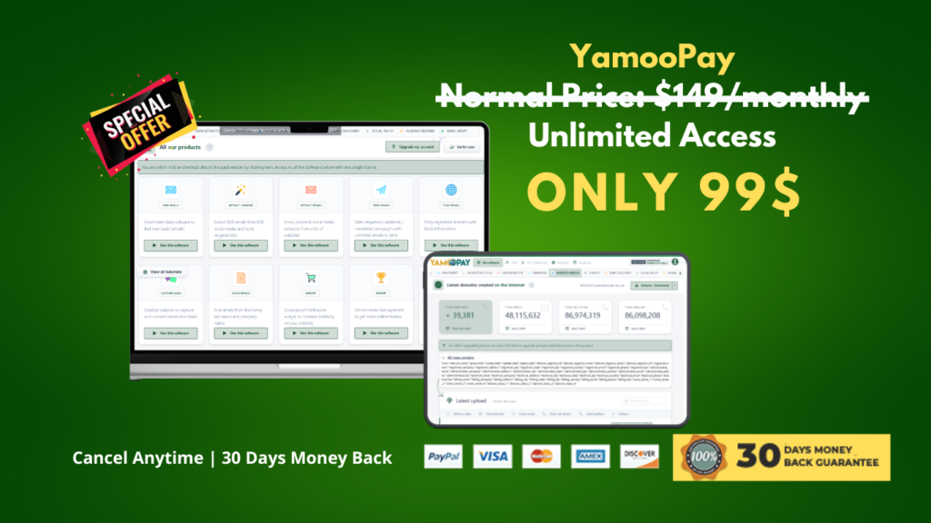 ads special offer in YamooPay